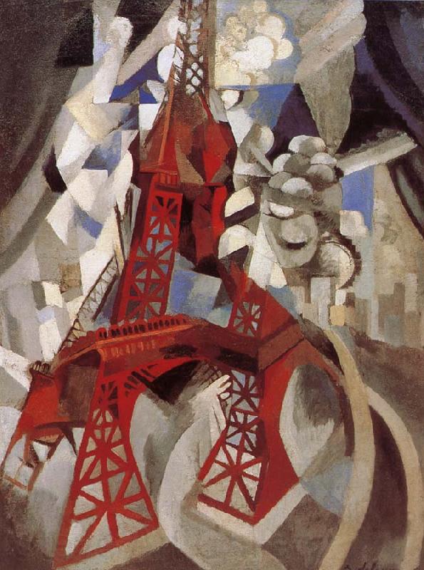 Delaunay, Robert Eiffel Tower  Red tower